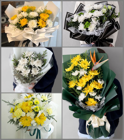 广西百色田林县百乐乡白事花束代送